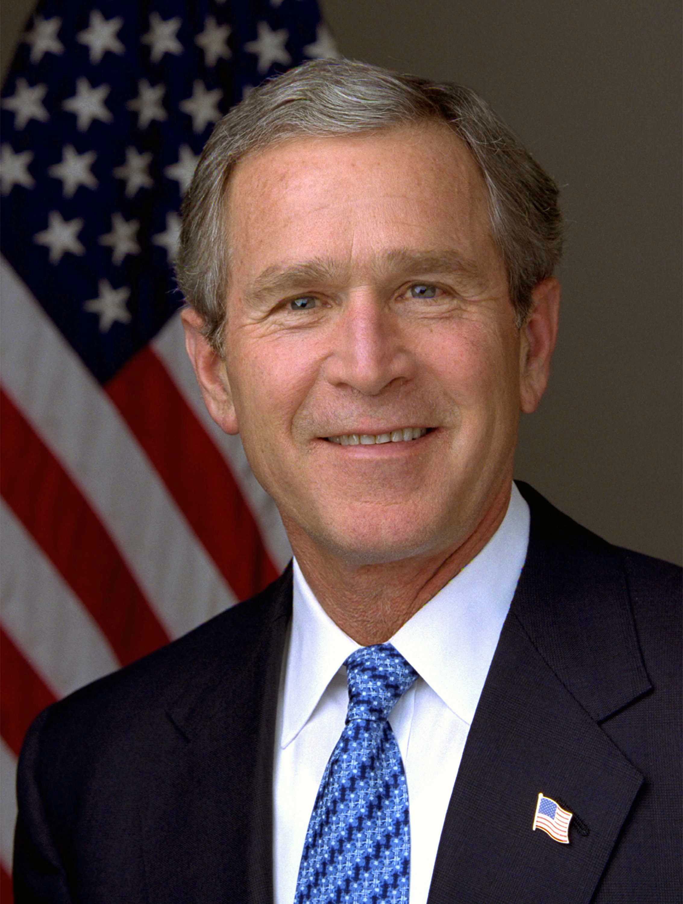 Portraits faux vrais et autoportraits imaginés George-W-Bush
